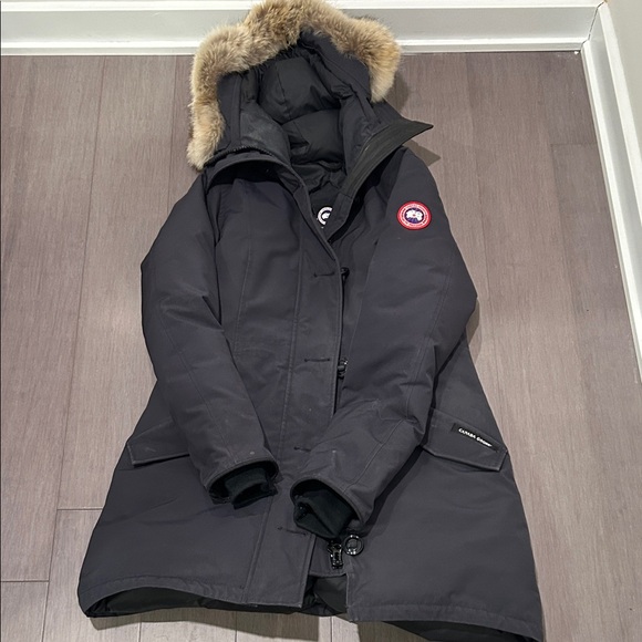Women's Black Parka Coat